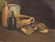 Still Life with Clogs and Pots (nn04) Vincent Van Gogh